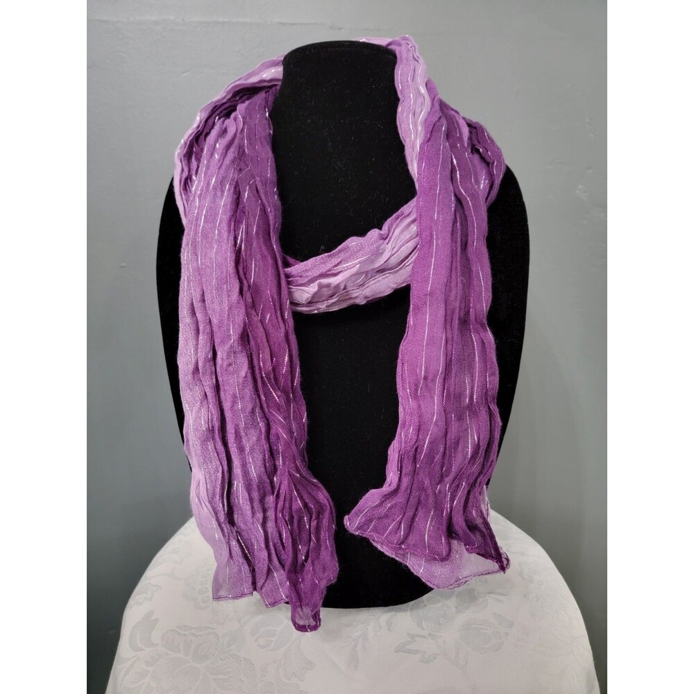 Lightweight Ombre Purple Scarf